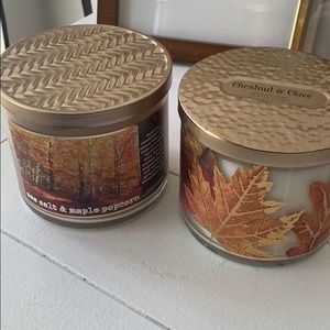 *NO BUNDLES* 2 Fall Theme Bath&Body Works Candles